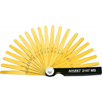 HAZET 2147MS voelermaat-set, 20 bladen, 0,05-1,00 mm, DIN 2275