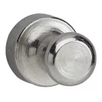 MAUL 6168696 supermagneet cilindrische neodymium magneten, 10 mm diameter, 10 stuks, zilver
