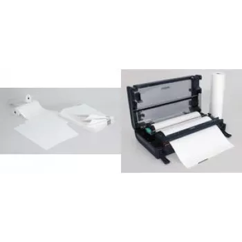 SIGEL TP111 Premium eindloos thermopapier, A4, 76 g/m² topgecoat, blanco, kruisperforatie, met stuurmarkering, 1000 vel
