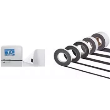 MAUL zelfklevend magneetband 60 mm x 10 m, 1 mm dik, flexibel, individueel op maat te snijden (6156509)