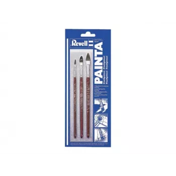Revell platte penselen set 3-delig (29610)