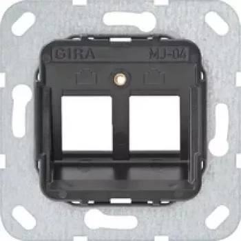 Gira Support Ring 560400 voor Modular Jack 4, 2-voudig, antraciet