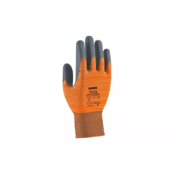 Uvex phynomic X-FOAM HV veiligheidshandschoenen, maat 8, geel/zwart 6005408