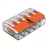 WAGO 221-415 COMPACT verbindingsklem 5-aderig 4 mm², 25-pack