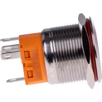 JOY-IT BUTTON22A-M-GR drukknop, groen, 250V AC 3A, IP67 IK10, 25mm
