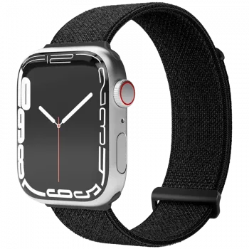 VONMÄHLEN Fitness Loop 2 sportarmband voor Apple Watch 44mm, 45mm, 46mm, 49mm - zwart