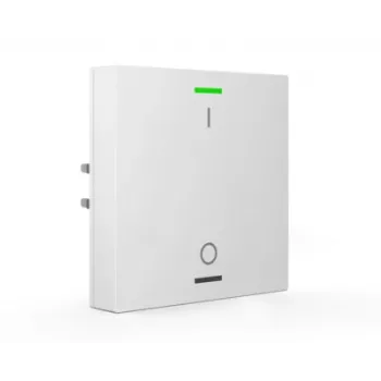 MDT BE-TAL6301.B1 KNX taster 1-voudig met RGBW status-LED en temperatuursensor, Studio wit glanzend