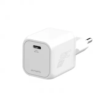4smarts PDPlug SiC 65W USB-C wandoplader, wit