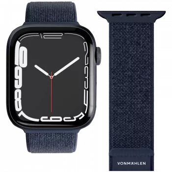 VONMÄHLEN Fitness Loop 2 smartwatch-band voor Apple Watch 40/41/42mm, marineblauw, one size