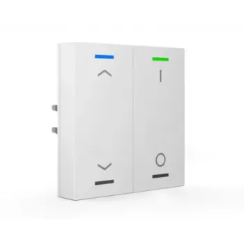 MDT BE-TAL63T2.C1 KNX tastsensor 2-voudig RGBW, studio wit glanzend