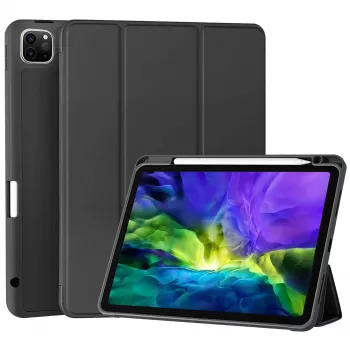 MRDISC flip-cover-hoesje voor Apple iPad Pro M4 – zwart TPU MG-FLIPIPADPM4