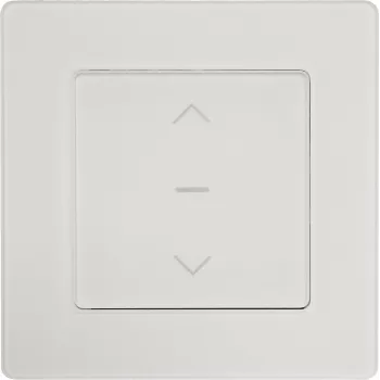 PowerRay PR-SCS-01 WiFi Touch Smart rolluikschakelaar, glasframe wit