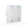 MDT BE-TAL55T2.C1 KNX taster Light 55 2-voudig RGB-W temperatuursensor zuiverwit glanzend