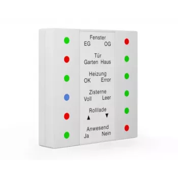 MDT SCN-LED55.01 LED-indicatiemodule 55mm zuiverwit glanzend