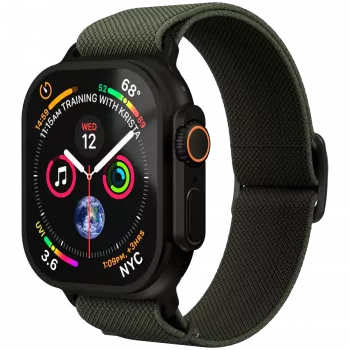 VONMÄHLEN Classic Nylon Loop 40, 41, 42mm one size, olijf zwart