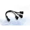Inter-Tech AC PWM-Y-3 PWM-Y-kabel voor drie ventilatoren, 4-pins, 15 cm 88885652