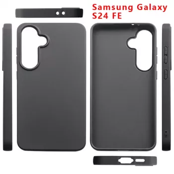 MRDISC Samsung Galaxy S24 FE achterkanthoes zwart TPU MG-BCSGAS24FESW