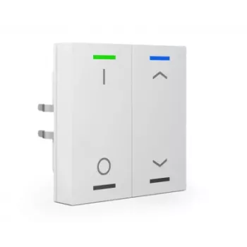 MDT technologies taster Light 63 2-voudig RGBW, studio white, smooth BE-TAL6302.D1