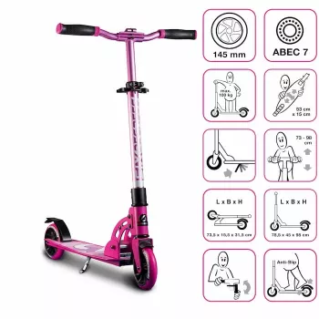 MUUWMI Six Degrees aluminium step 145 mm roze