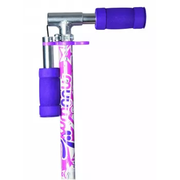 MUUWMI KiddyScooter Racing 3-wiel kinderstep, roze
