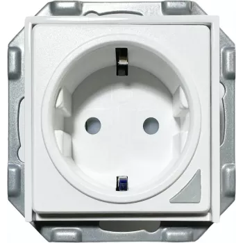 PowerRay WiFi Smart Stopcontact PR-SSO-01, frameloos Wit, 16A, App- & spraakbesturing, type F