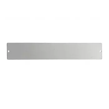 IT-BUDGET 19 inch Kabeldoorvoer Blindplaat Lichtgrijs 1U, Borstelstrip, voor SWA-kasten met afneembare zijwanden 90ITB19WSBPKEG