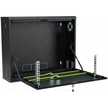 IT-BUDGET 19 inch wandbehuizing, verticaal, 3U, zwart 90ITBWV19V3S