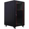 IT-BUDGET 19 inch serverrack SRK - 27U - 600x1000 mm - glas-/stalen deur - voorgemonteerd - zwart 99ITB19SRK27610GSNM