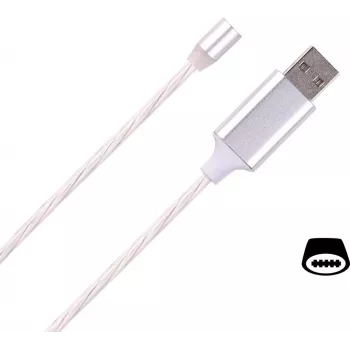 CYOO Flow Light Magnet USB Type-C kabel 1m wit LED-oplaadkabel data-synchronisatie CY121476