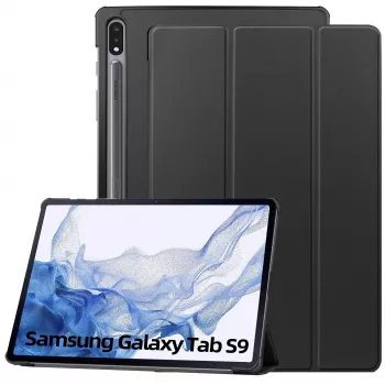 MRDISC flip cover voor Samsung Galaxy Tab S9 5G - zwart TPU (MG-FlipSGTABS95GSW)