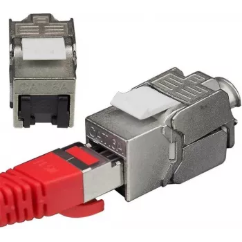 IT-BUDGET RJ45 business keystone module Cat.6A afgeschermd gereedschapsloos small form factor met stofkapje PoE+ (90ITBKM6ASS)
