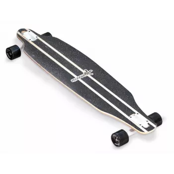 MUUWMI AU 559 longboard skateboard, 8-voudig esdoorn deck, ABEC 7 kogellagers, 70mm wielen, hout