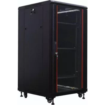 IT-BUDGET 19 inch serverrack SRK 27U 600x1000 mm flatpack zwart 90ITB19SRK27610GSN