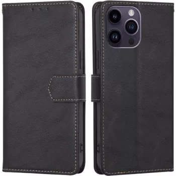 CYOO Premium BookCase folio hoes voor Apple iPhone 14 Plus – zwart CY122795