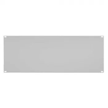 IT-BUDGET 19 inch rack-blindplaat 4U lichtgrijs metaal 90ITBBP4HEG