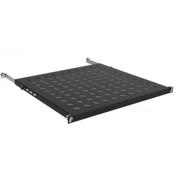 IT-BUDGET 19 inch vast rack-schap 0,5U 450 mm diepte 80 kg zwart 12WZ82648003450161