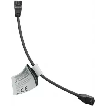 IT-BUDGET Cat.8.1 slim patchkabel, S/FTP, 40 Gbps, 2000 MHz, zwart, 0,15 m 90ITBSLIM81PK015S