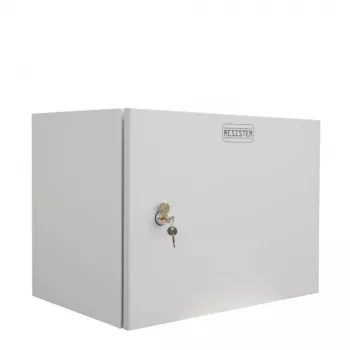 IT-BUDGET 19 inch wandmontage-netwerkkast Easy, 9U, 600x400mm, stalen deur, lichtgrijs 90RR19CWV964MG