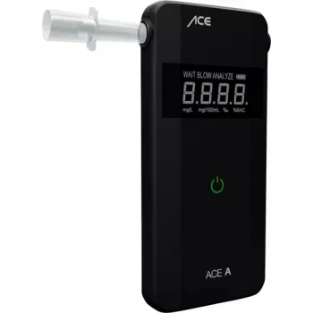 ACE OF SWEDEN ACE A alcoholtester zwart 0,00 tot 4,00 ‰ alarm, display, countdownfunctie 107059