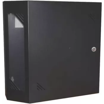 IT-BUDGET 19 inch wandnetwerkkast - ruimtebesparende verticale 19 inch-montage - 3U+2U - zwart (90ITBV19WS3S)