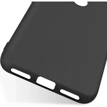 CYOO Premium vloeibaar siliconen hard cover hoesje voor Huawei P20 Lite – zwart