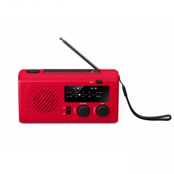 Reflexion TRA2755 rode retro-draagbare radio met FM/AM-tuner