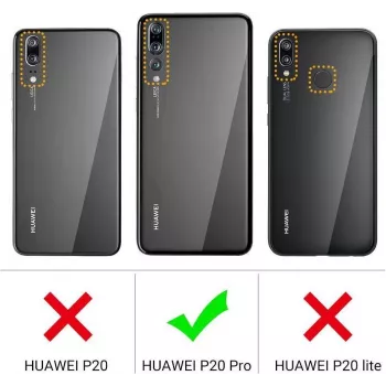 CYOO Premium vloeibaar siliconen hoesje voor Huawei P20 Pro – zwart