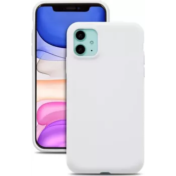 CYOO Premium vloeibaar siliconen hoesje voor iPhone 12 Pro Max 6,7 inch - wit (CY121879)