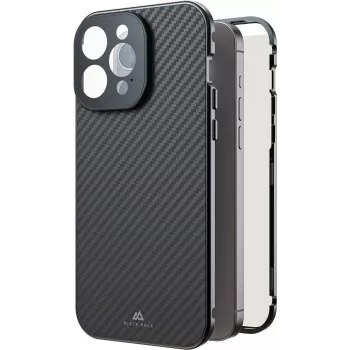 Black Rock Cover 360° Glass voor Apple iPhone 16 Pro Max, echt carbon (00228101)