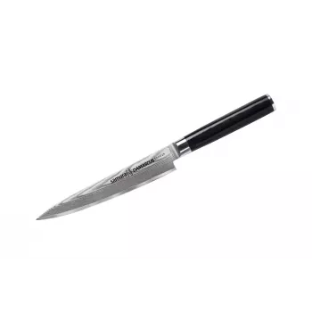 Samura Damascus universeel keukenmes 150 mm, AUS-10 damaststaal, 67 lagen (SD-0023)