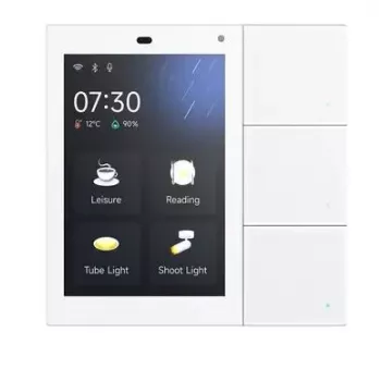 GVS touchpanel S3 KNX ruimteregelaar met intercom en app server, wit 503051170