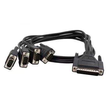 EXSYS Octopus-kabel met 4 x 9 pin, 1 meter lengte (EX-OPTC44-9-100)