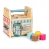 Gerardo's Toys houten activiteitenhuis met sloten voor peuters vanaf 18 maanden