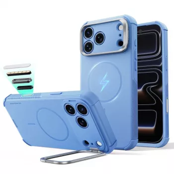 ESR Cyber Tough Kickstand MagSafe iPhone 17 Pro Max / 18 Pro Max lichtblauw